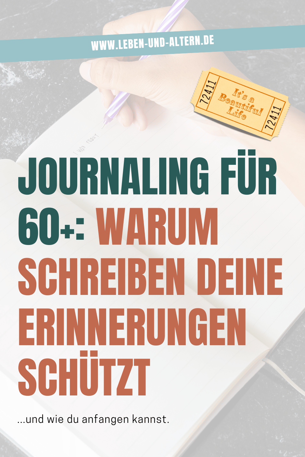 Journaling für 60+: Warum Schreiben deine Erinnerungen schützt