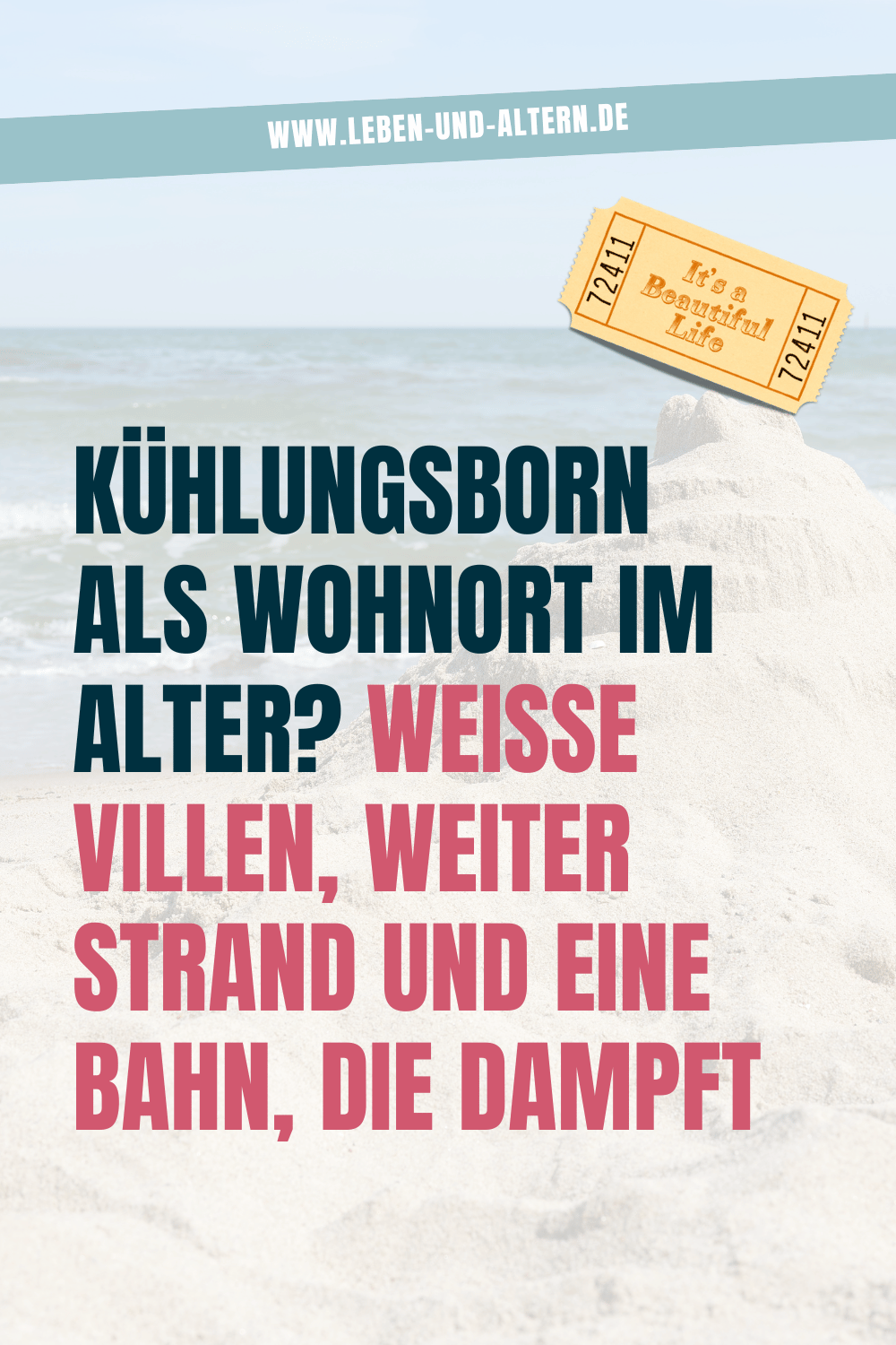 Kühlungsborn: Weiße Villen, weiter Strand und eine Bahn, die dampft